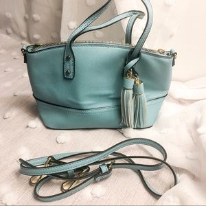 NWOT Merona Crossbody Shoulder Handbag Blue